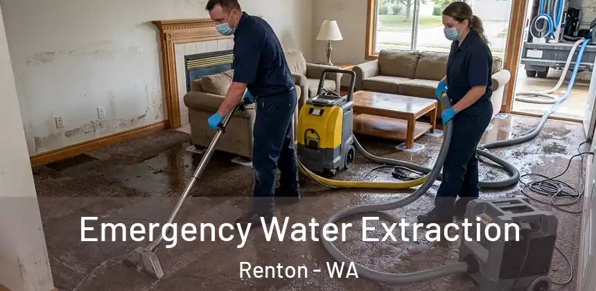 Emergency Water Extraction Renton - WA