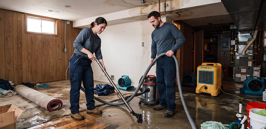 Frozen Pipe Burst Cleanup in Renton