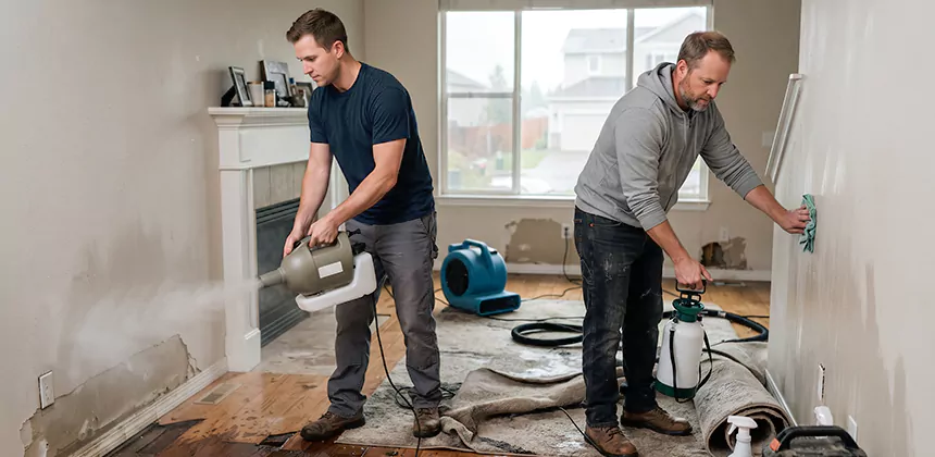 Post-Flood Sanitizing and Deodorizing in Renton