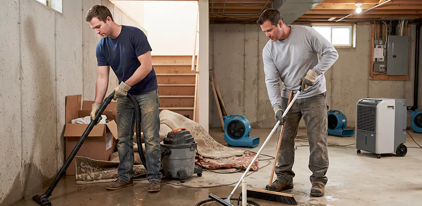 Basement Flood Water Removal in Renton