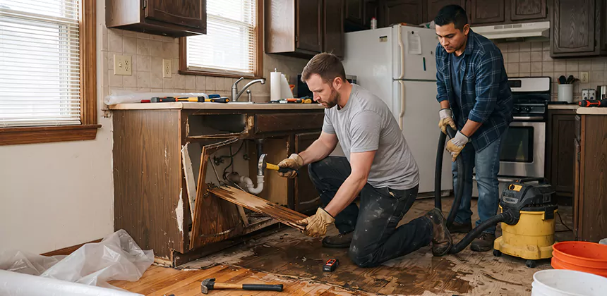 Repairing Water Damaged MDF Cabinets in Renton