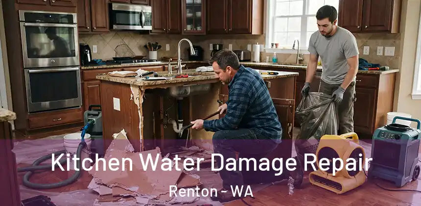  Kitchen Water Damage Repair Renton - WA